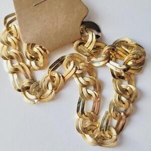 Gold Tone Chain Necklace